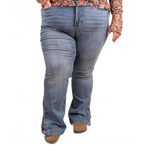 NEW JUDY BLUE women's tummy control jeans in grey - Picture 4 of 5